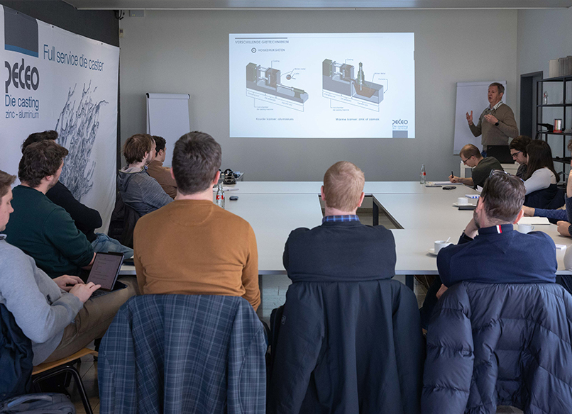 Worskhops high pressure die casting: https://pedeo.be/en/workshop-on-high-pressure-casting-as-a-lever-for-co-design/